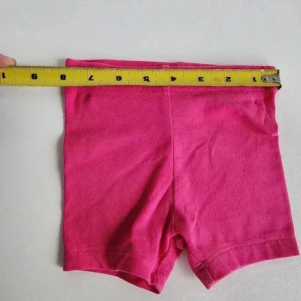 NWOT Pogo Club Baby Girls Shorts Outfit Set Ruffle Sequin Pink Lighweight 3-6 M